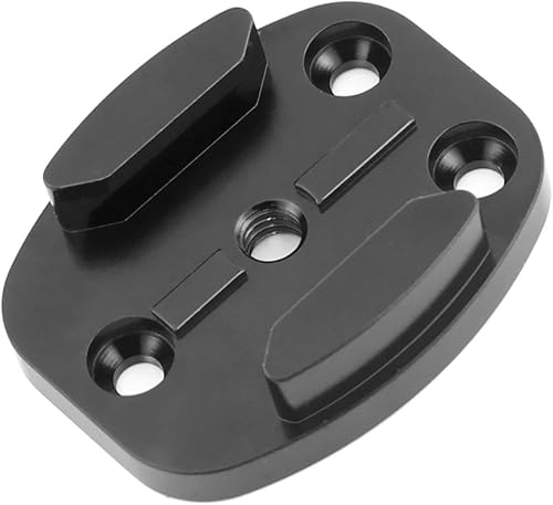 Miniatura 8 de FEICHAO Soporte de trípode de liberación rápida CNC de aluminio con interfaz base de hebilla de adaptador de 14 compatible con Hero 8 7 6 5 4 3 y