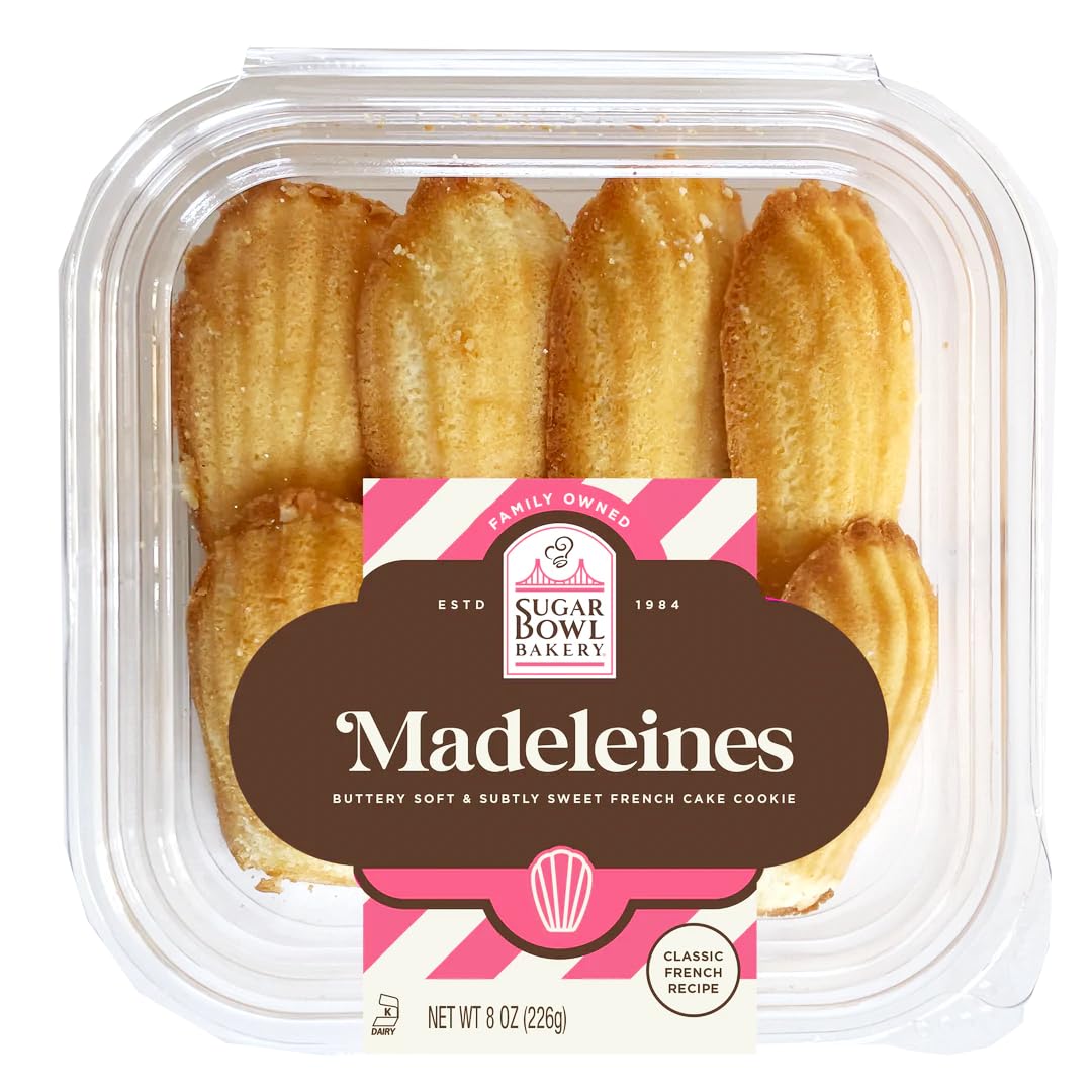 Sugar Bowl Madeleines, Buttery Soft French Cake Cookies, 8 oz - Pack Of 3