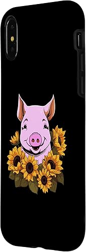 Miniatura 8 de iPhone 12 mini Cute Pig Lover Sunflower Farmer Farm for Women Men Case