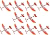 TOYANDONA 10Pcs Rubber Band Powered Airplane Model Glider Planes Airplane Birthday Party Favor Plane Indoor Outdoor Toys for Kids Children Random Style