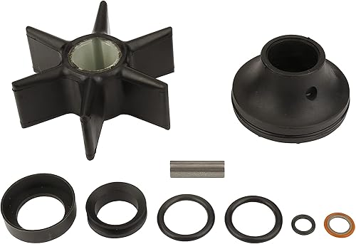 Miniatura 9 de Kit impulsor de bomba de agua compatible con Mercury Marine y Mercruiser - 1991-2021 - Sustituye a motores 817275Q05, 817275T4, 18-3147, 9-48315