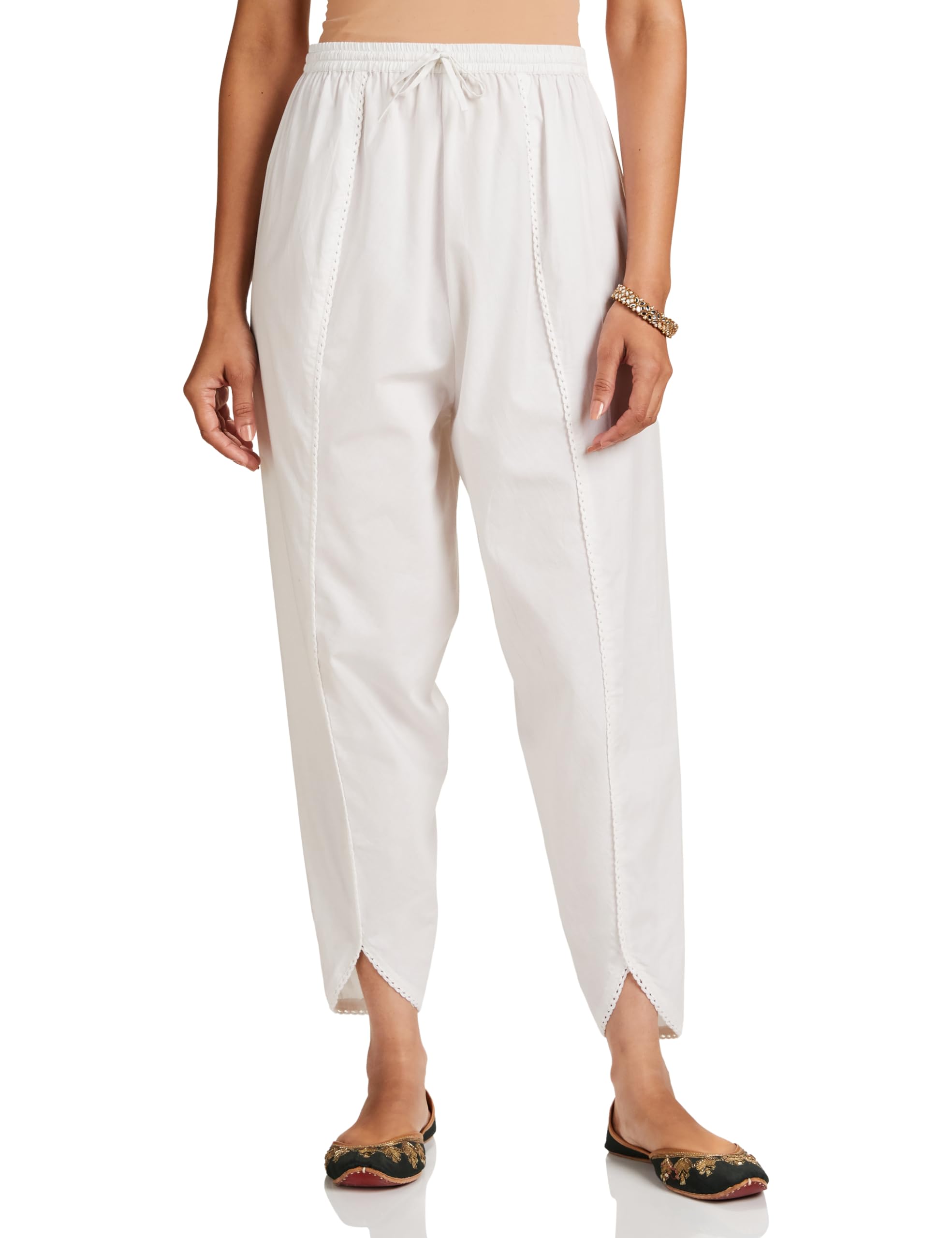 amazon brand - myx Women's Relaxed Cotton Dhoti Pants | Available in Plus Size-picture-52