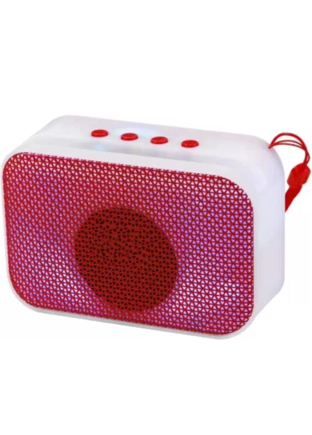 Portable Wireless Bluetooth Speaker with inbuilt Mobile Phone Stand Built-in mic, TF Card Slot, USB Port - Multi Color-image-8