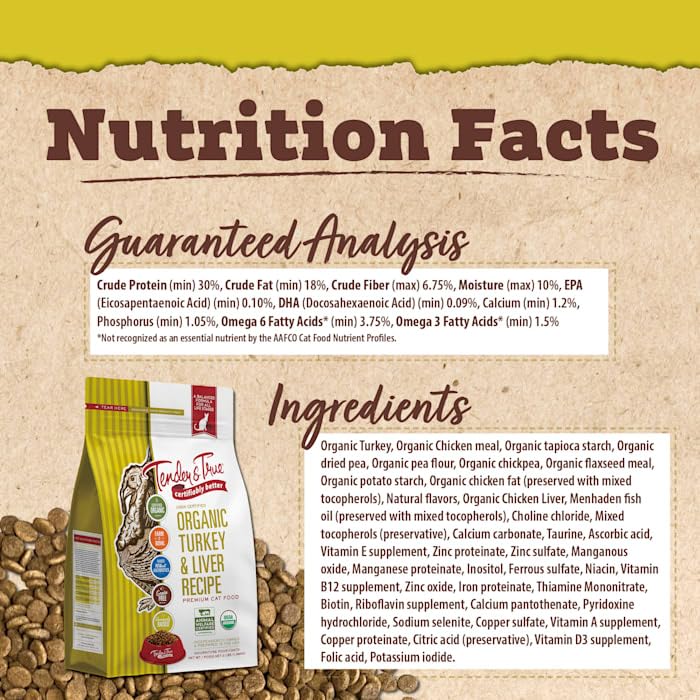 Tender-True-Organic-Turkey-Liver-Recipe-Cat-Food-3-pound-Pack-of-1