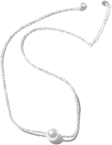 AUCIWLK pearl necklace for women - Made of Swarovski pearls, 925 silver.
