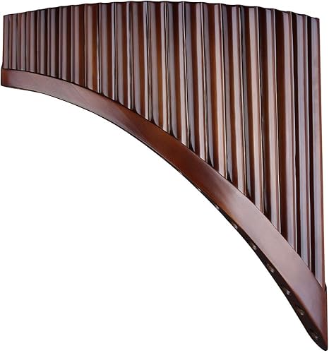 Miniatura 10 de 22 tubos C Key Pan Flauta china tradicional Instrumento Musical Pan Tubos fáciles de aprender (flauta de pan)