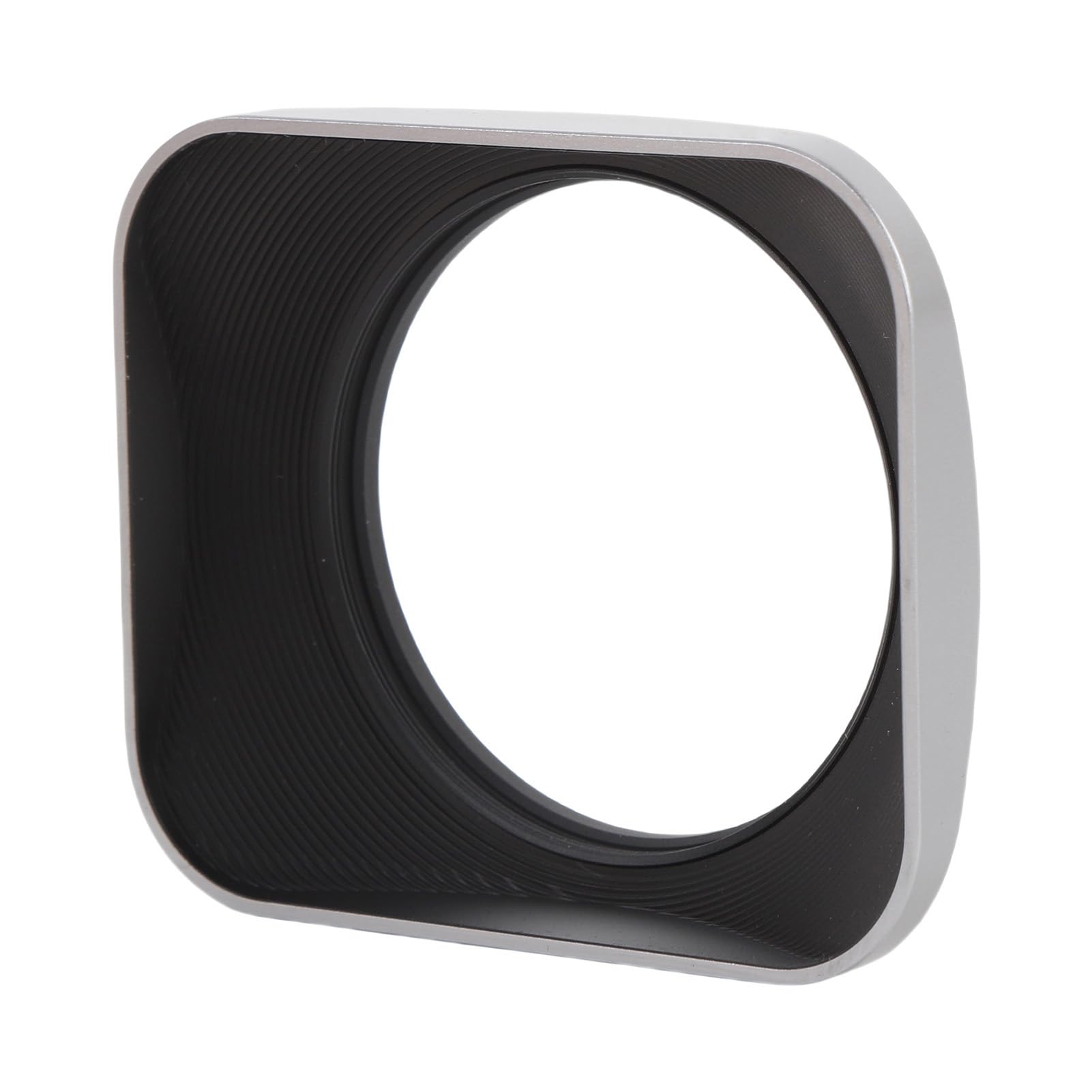 Generic Paraluce Quadrato per Fotocamera - Protezione Paraluce in Lega di Alluminio con Cappuccio, Protezione Antiriflesso e Antigraffio (52 mm)