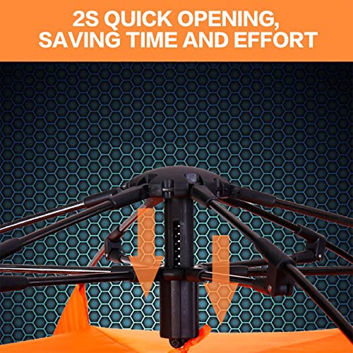 Carpa hexagonal para camping 3-4 personas impermeable miniatura 6