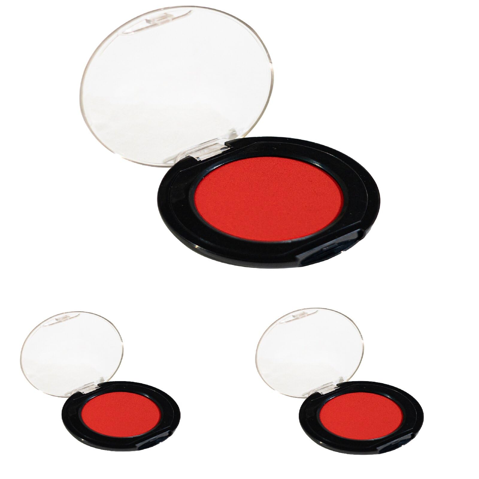 DUUPEAK Fingerprint Ink Pad 3 Pcs, Quick-Drying & Portable, for Office Notary Supplies, Identification Security ID & Law Enforcement Fingerprint Cards