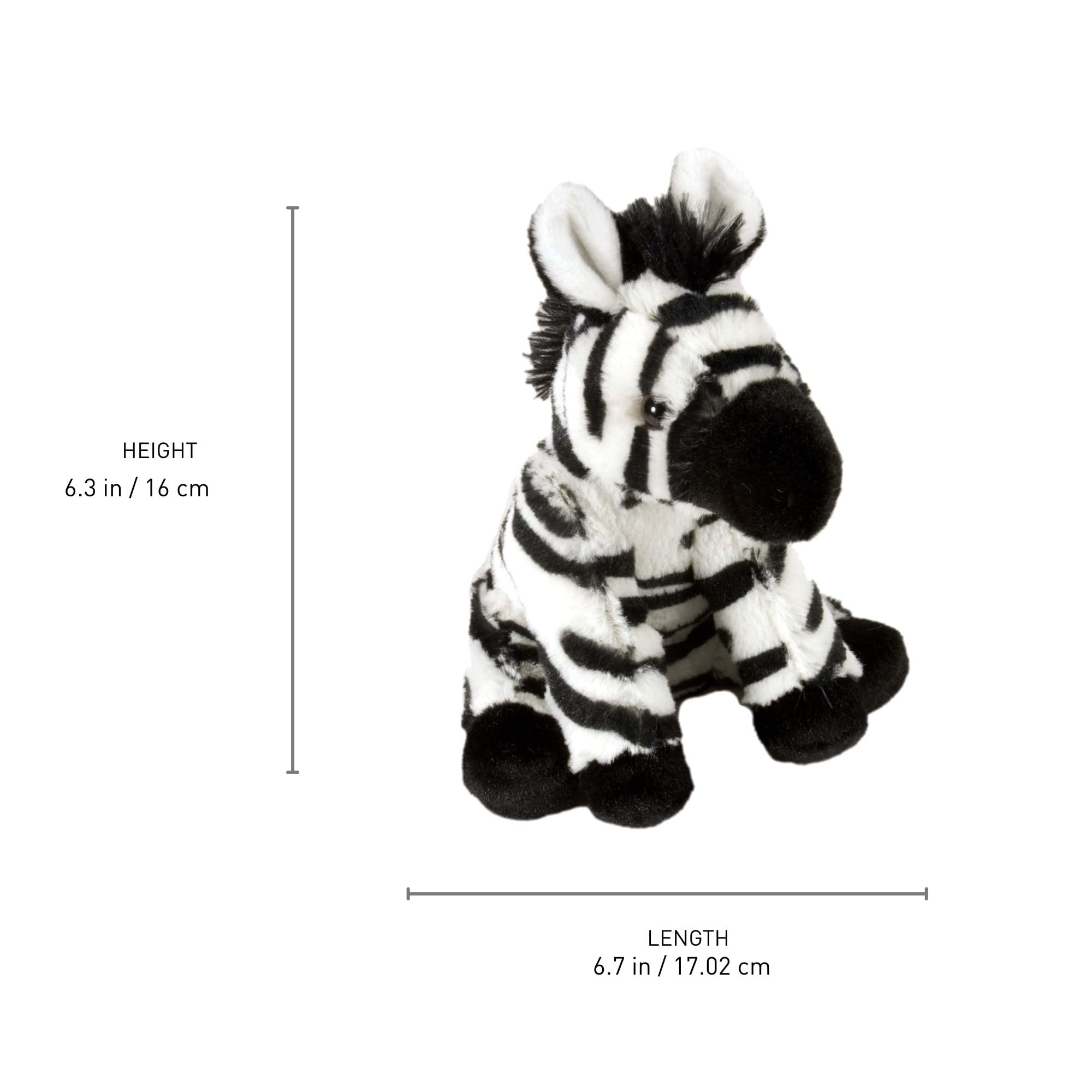 Wild Republic Zebra Baby Plush, Stuffed Animal, Plush Toy, Gifts