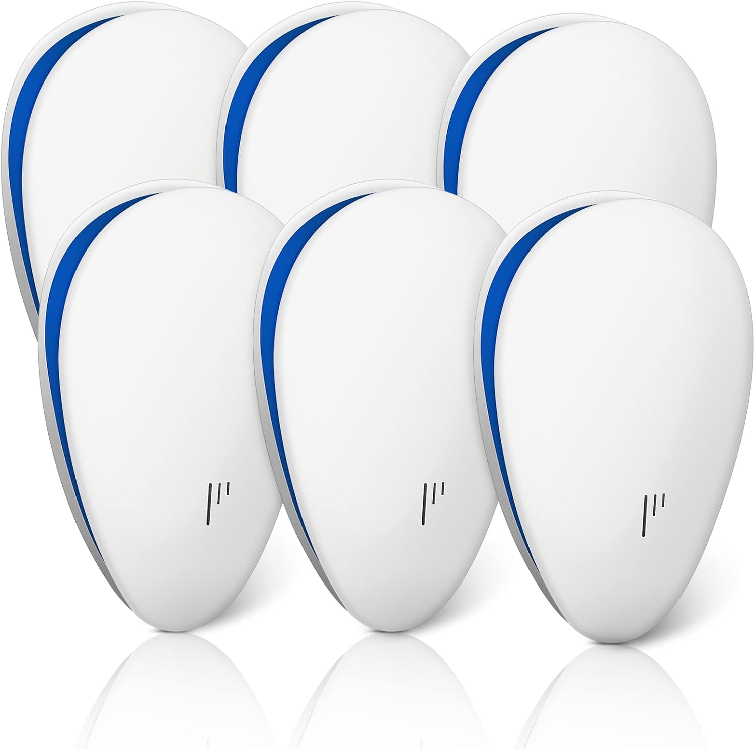 Ultrasonic Pest Repeller 6 Packs, Indoor Pest Repellent, Electronic Plug in Pest Control for Bugs,Mosquito,Roach, Ant, Rodent, Mouse, Spider Repellent for House, Warehouse, Hotel, Garage