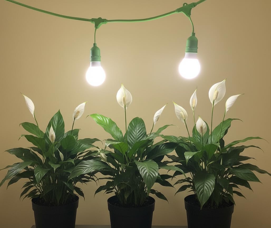 Miracle LED Peace Lily Grow Light Kit, 2-Socket, Full Spectrum (2- Pack)