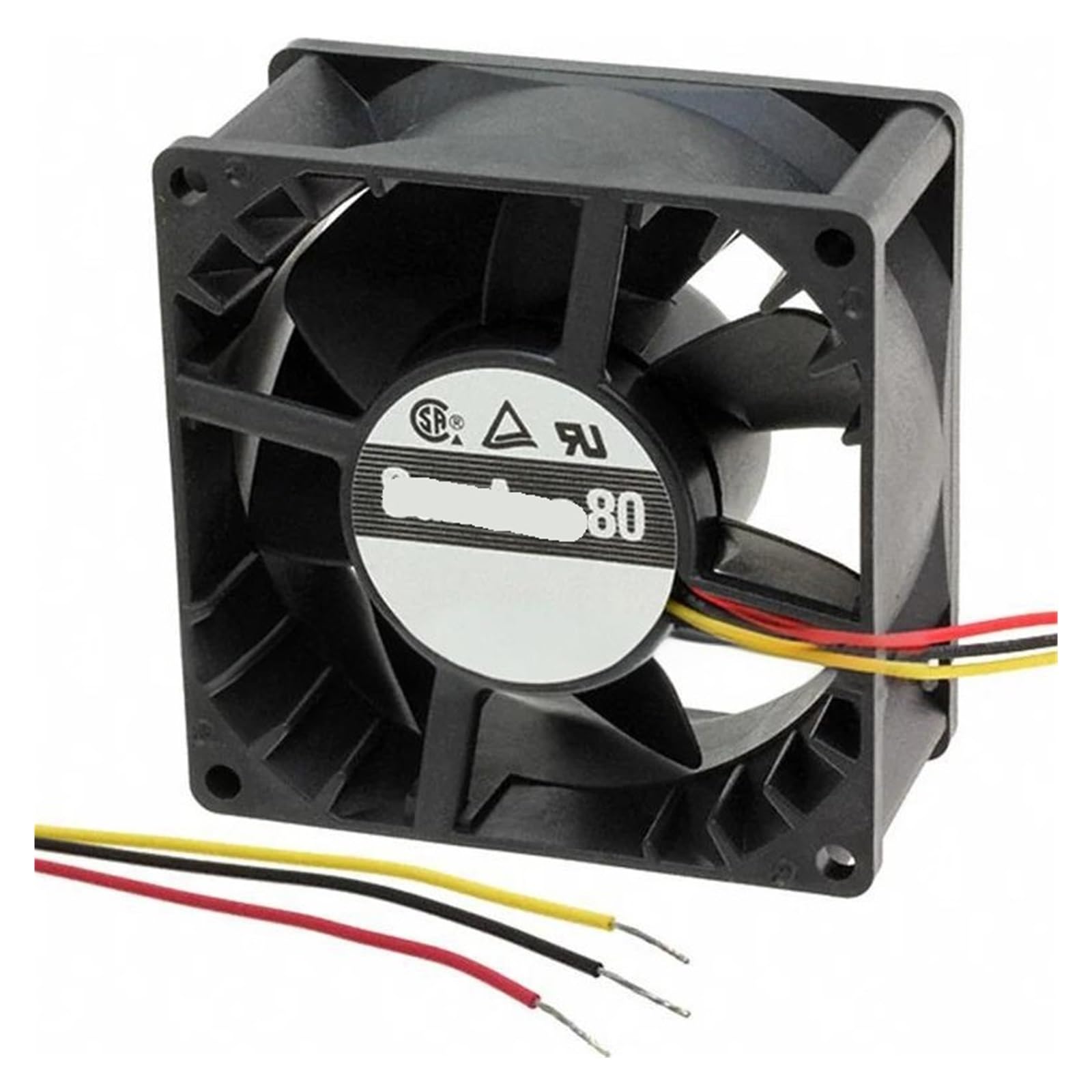 Lzikkgki One Color 9S0812l4011 12Vdc Fan 80X80x25mm 600W 3Wire 2000Rpm