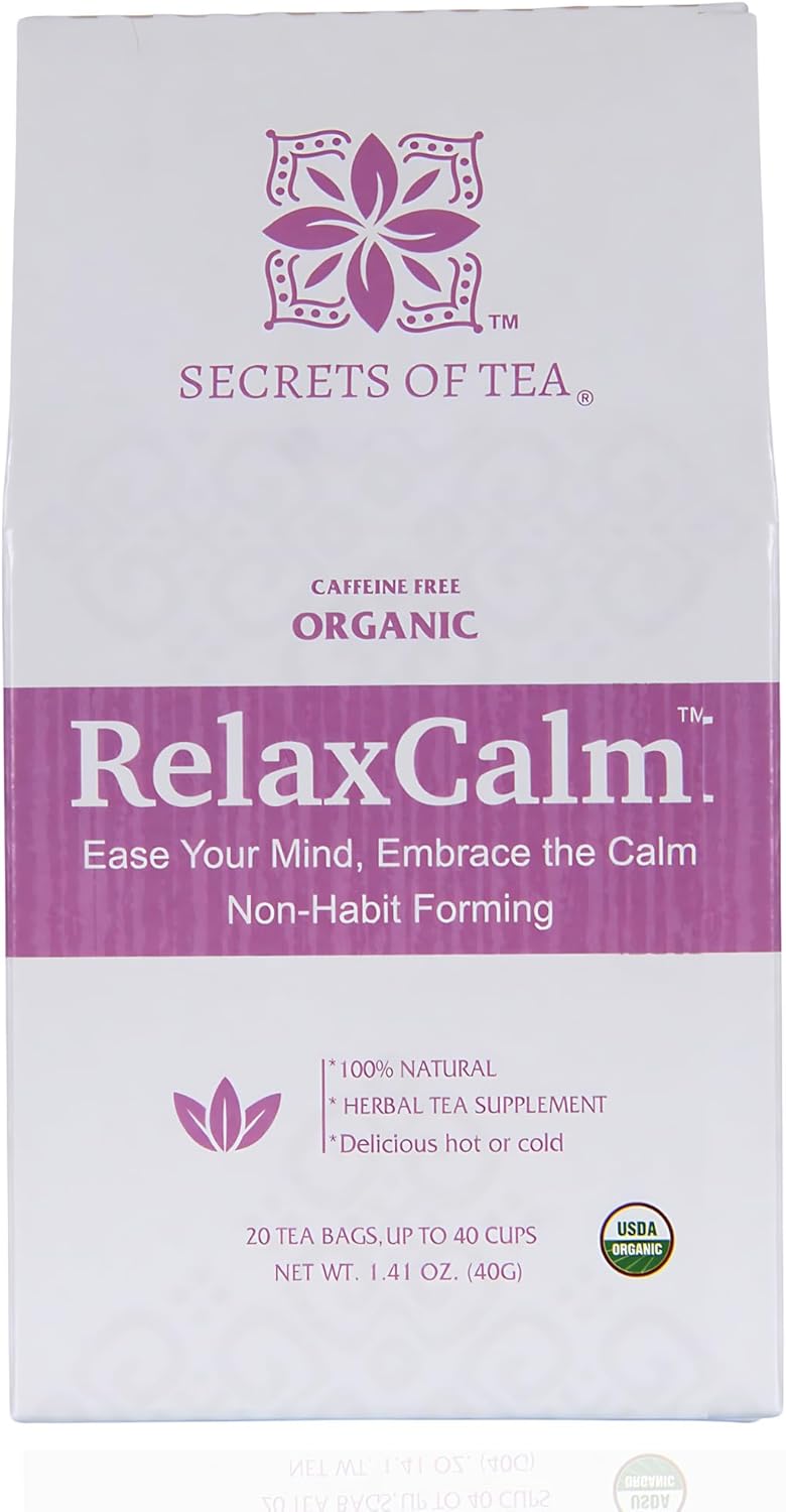 Secrets Of Tea Relaxing Mama Tea - Natural USDA Organic Caffeine Free