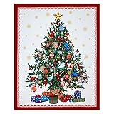 Windham Fabrics 0490159 O' Christmas Tree Metallic 35in Panel Multi, Multicolor