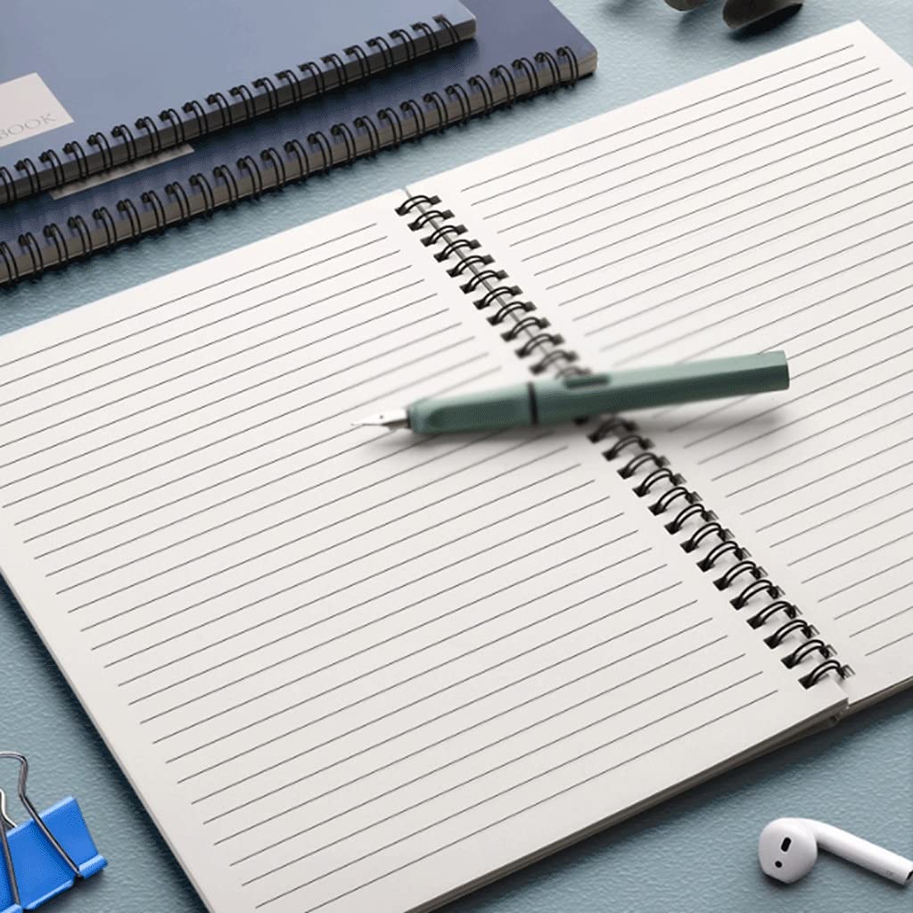 Blocco Note del taccuino Notebook Orizzontale Spirale Bobina Giornale Ispessito Squisito diario Semplice Adatto per Esercizi, compiti a casa, Note in Classe Studente di Affari