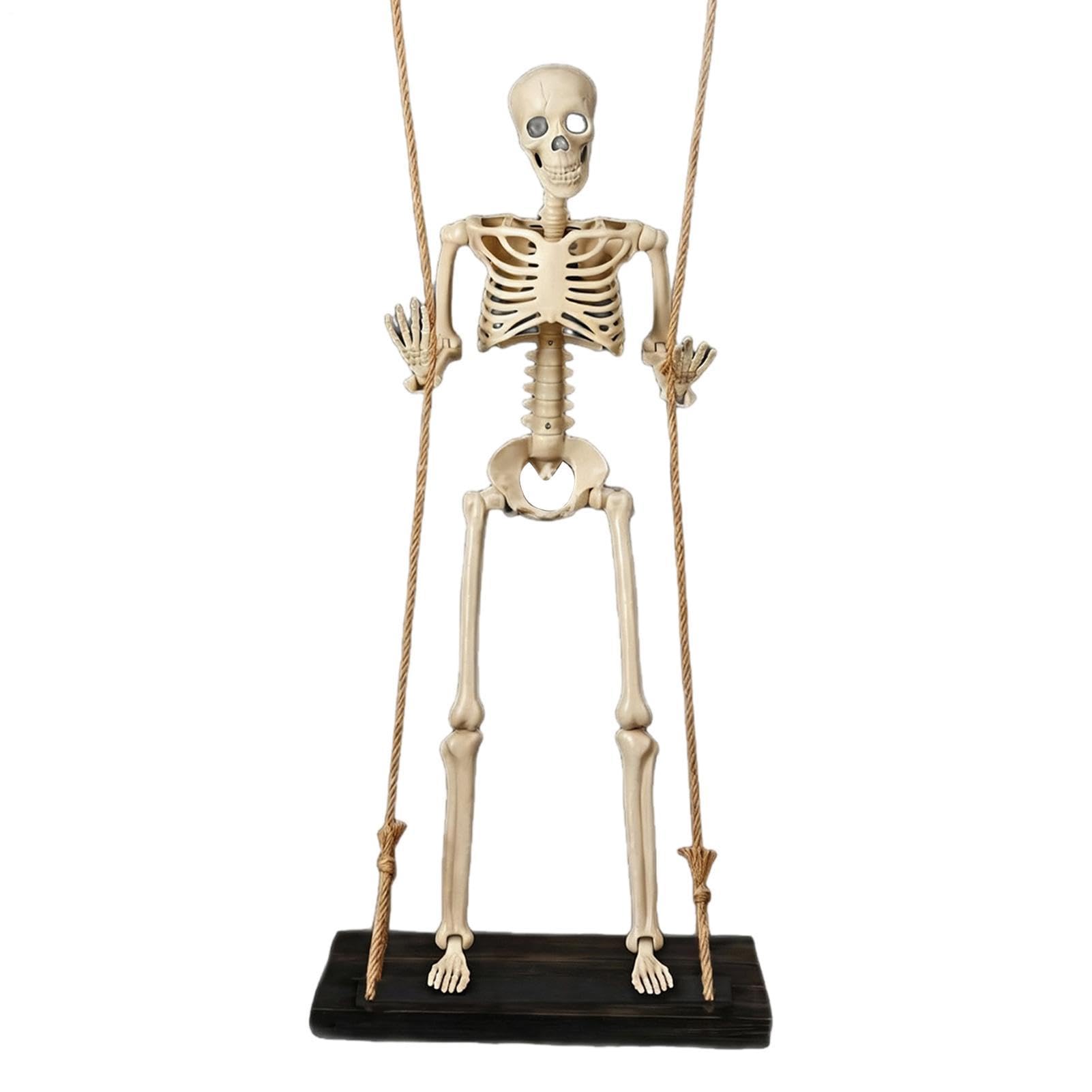 Scheletro Dondolante Di Halloween Decorazione Scheletro Oscillante Esterno