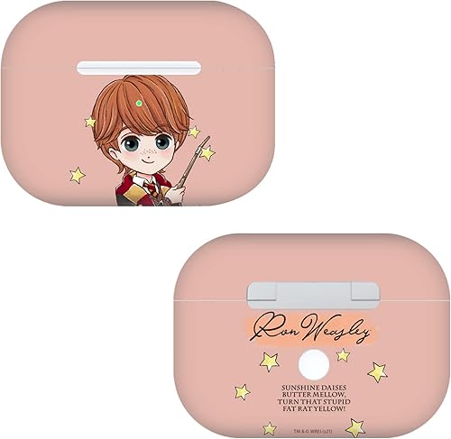 Miniatura 10 de Head Case Designs Calcomanía de vinilo con licencia oficial de Harry Potter, Hermione Granger Deathly Hallows XXXVII, compatible con Apple AirPods