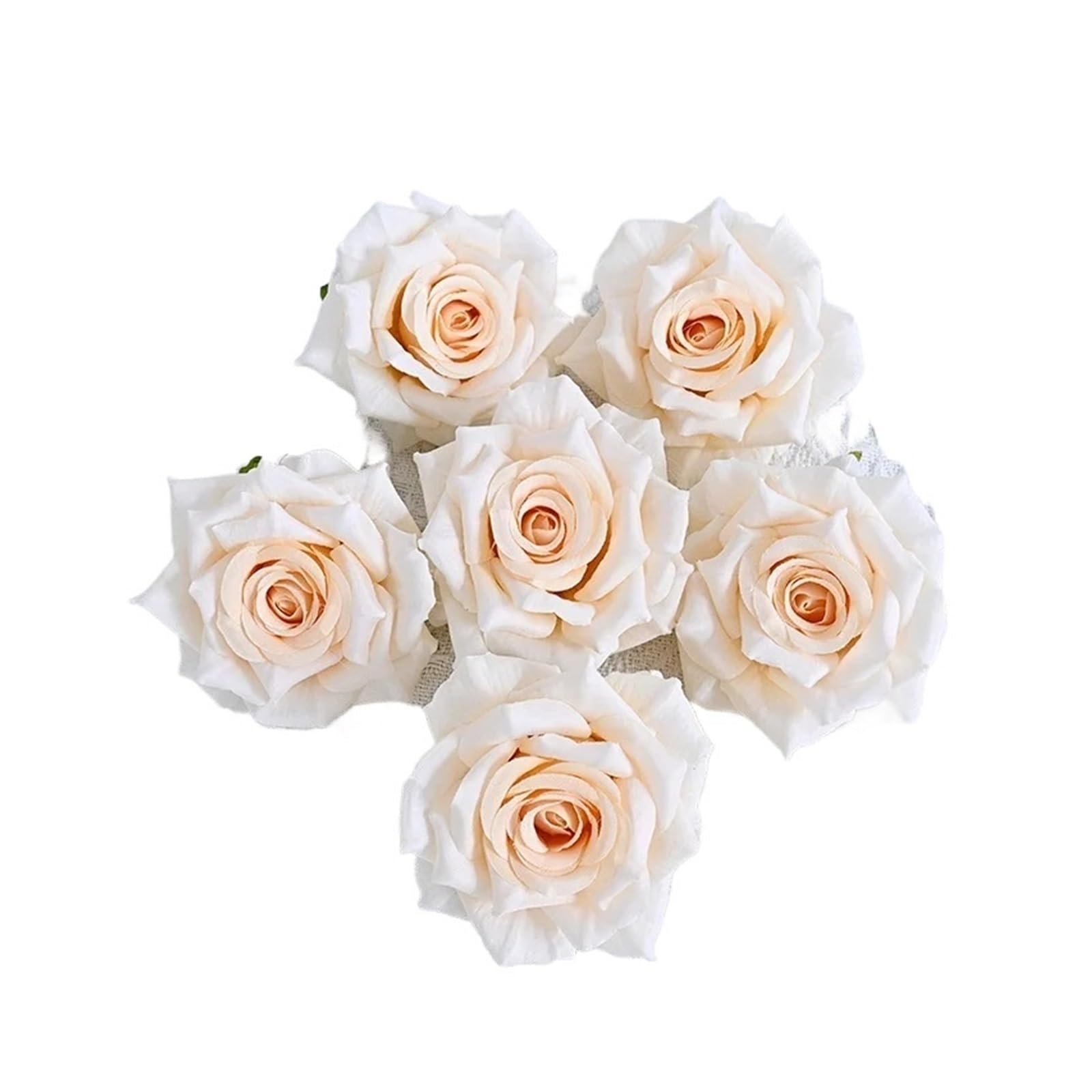 Casetlong 20Pcs Artificial Flower Wedding Arch Floral Arrangement Fake Wall Party Backdrop Decor Wreath(Champagne)
