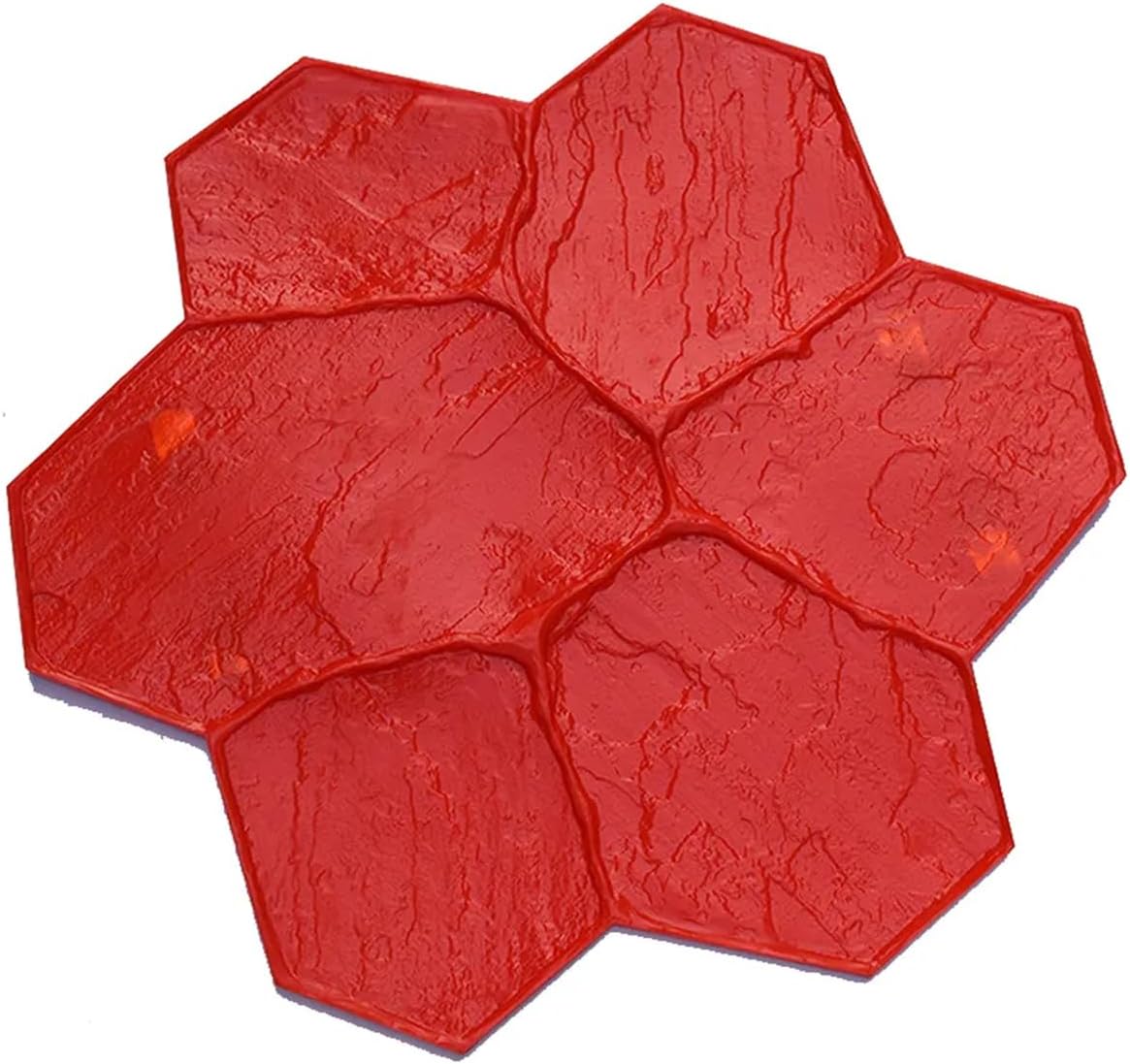 29.1"X29.1" Stones Decorative Concrete Mat Stamp, Concrete Texturing Molds, Concrete Cement Stamping Mats Tool for Walls or Concrete Ground