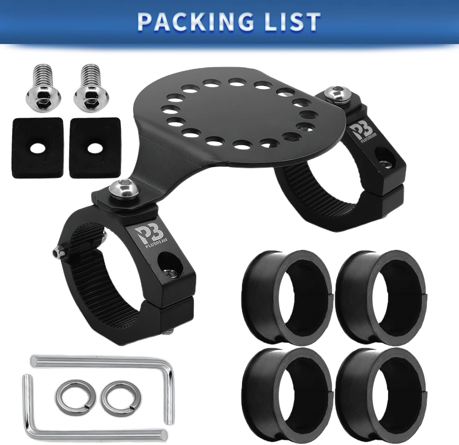 UTV Gas Can Mount Bracket, Oil Can Water Holder, Quick Release Mounting Bracket Compatible with Polaris RZR Pioneer Can Am Maverick X3 Commander Talon for 1.5 inch- 2 inch Roll Bar