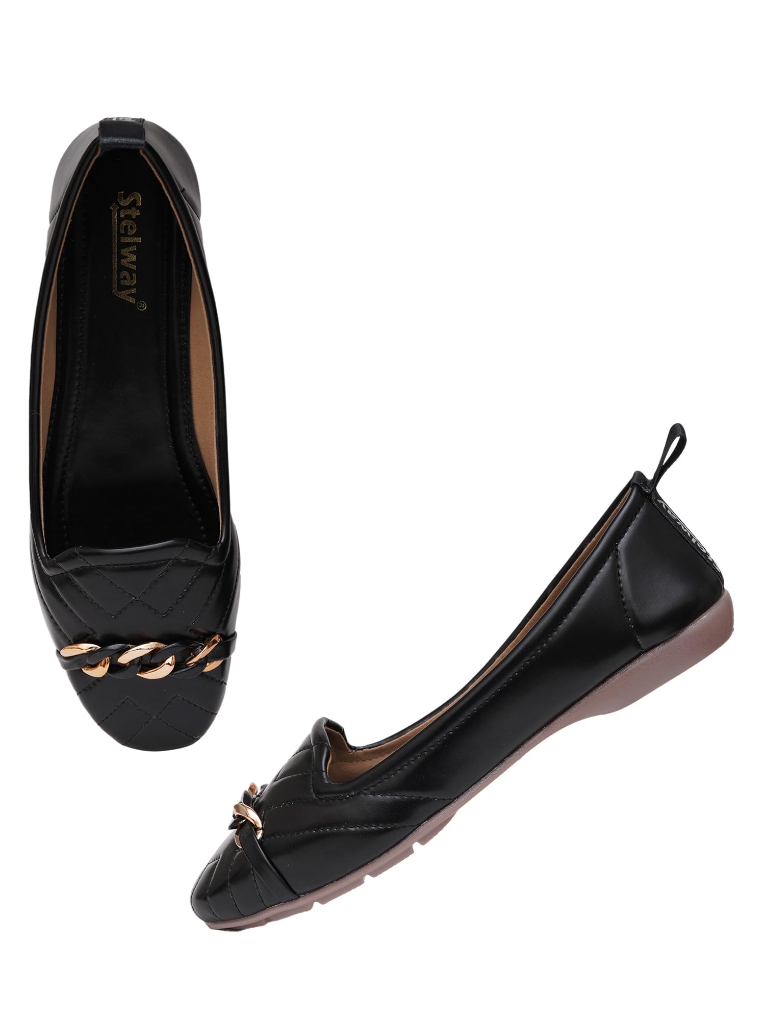 STELWAY Bellies for Women & Girls, Shoe Type: Ballerinas, Heel Type: Flat, Color: Black, Size: 5 UK. (B0CZ47G9HB) Amazon Price History, Amazon Price Tracker