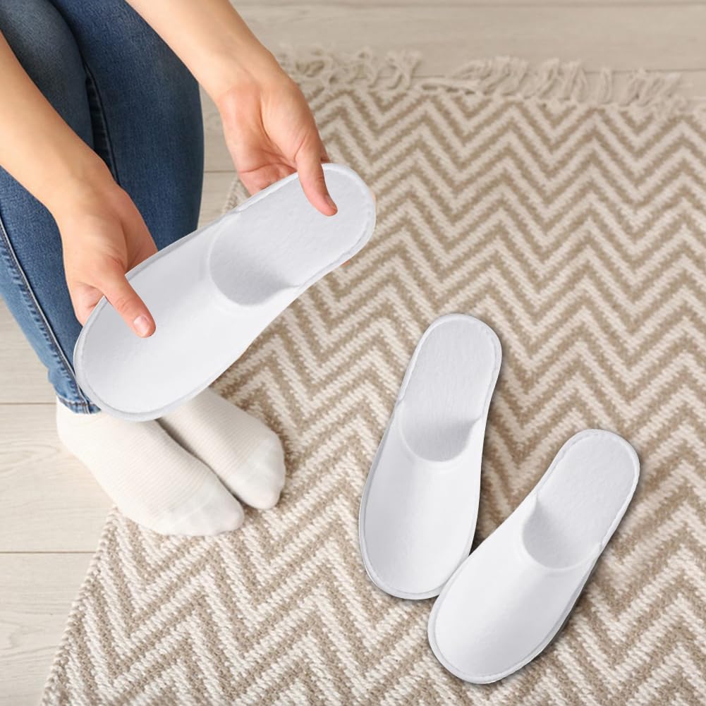 KARELLS Ciabatte Monouso per Hotel Ospiti Antiscivolo 10 Paia Taglia Unica