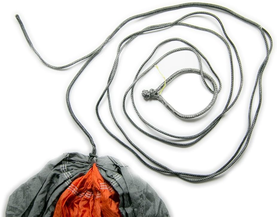 Hammock Whoopie Slings + Free Soft Shackles (Set of 2) โ 6โ Nylon Hammock End Replacement | Made of Lightweight, Reflective, Ultra-Strong Dyneema Fibers | Adjustable Camping Rope | Designed in USA