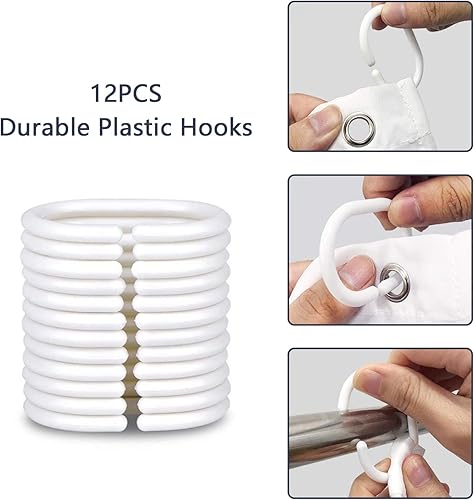 Miniatura 6 de SVBright Divertida cortina de ducha de vaca de las tierras altas, 60 pulgadas de ancho x 72 pulgadas de largo, rústico, granja, girasol, ganado,