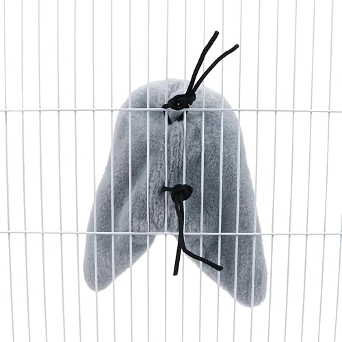 Miniatura 7 de Manta acogedora para pájaros, jaula de loro, cabaña cálida, nido de pájaros, hamaca colgante para periquitos, cacatúas, conure, gris africano