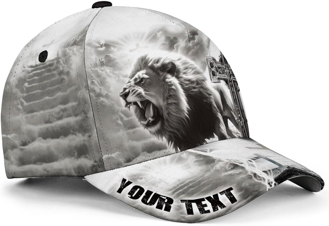 Custom Christian Hats for Men Women, Customized Cross Hats, Christian Gifts for Men, Jesus Hat, 3 Nails Cross Hat