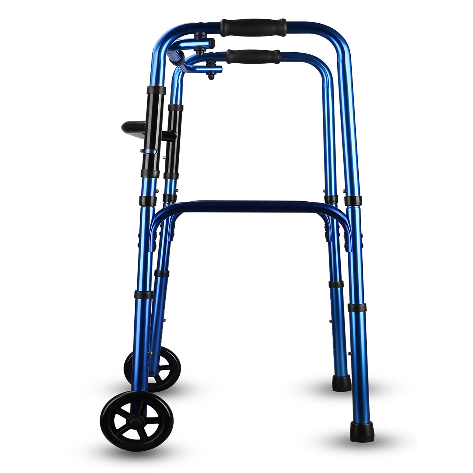 Chodzik Dla Seniorów Chodziki Dla Osób Starszych Chodzik Dla Seniorów Rollator Składany Rollator Z 2 Kółkami, Rama Wspomagająca Chodzenie