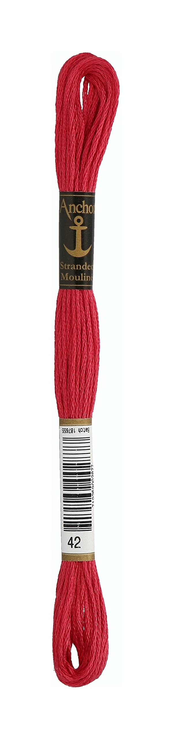 Anchor 4635000 100% Cotton Embroidery Thread, Cotton, 00042 Pink, pink