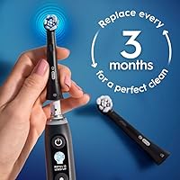 Vista 8 de Oral-B iO Ultimate Clean Cabezales de cepillo de repuesto, 5 unidades, 4 Ultimate Clean + 1 Encías y Sensible Negro