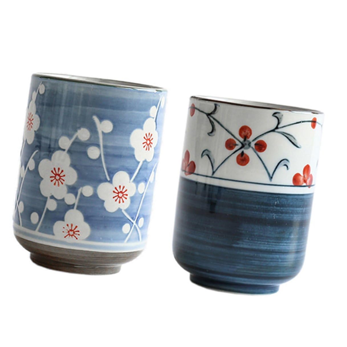 VANZACK Japanische Teetasse aus Keramik 2 Stück, Trinkbecher für Zuhause