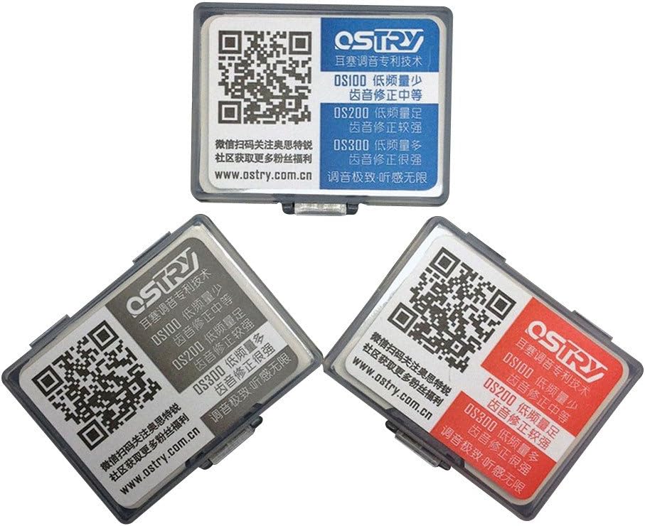 OSTRY OS100 - OS200 - OS300 Earphone Turning Tips