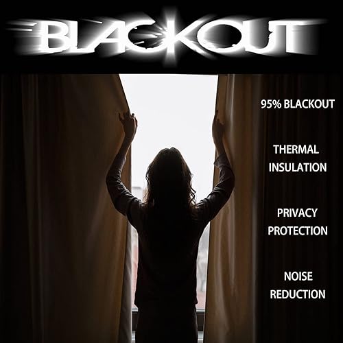 Miniatura 7 de Cortinas opacas con estampado de hongos amarillos trippy 3D, cortinas de ventana con aislamiento térmico y ojales, juego de 2 paneles para sala de