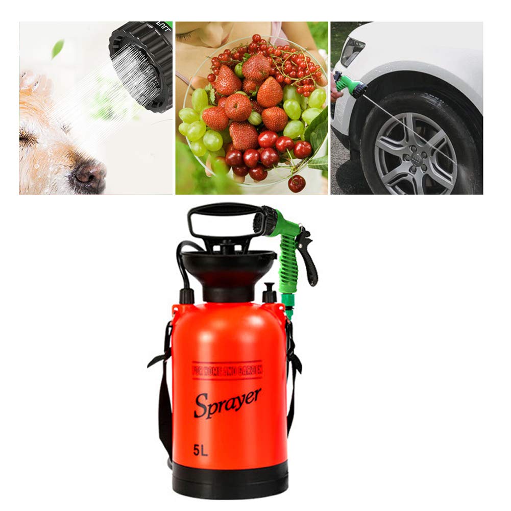 Spruzzatore per Mini Irrigazione Irrigatore da Giardino Attrezzatura per Lavaggio Auto Irrigazione Irrigatore da Giardino Irrigatore per Irrigatori da Giardino nel Cortile (5L)
