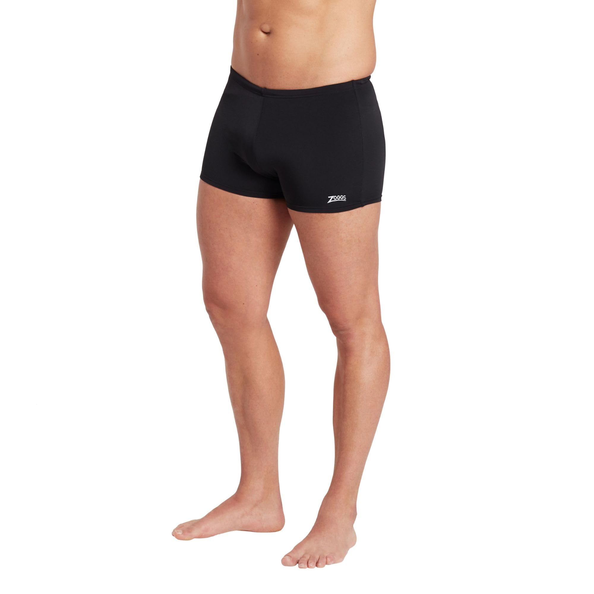 Zoggs Men's Cottesloe Hip Racer Swim Briefs, Black, 38