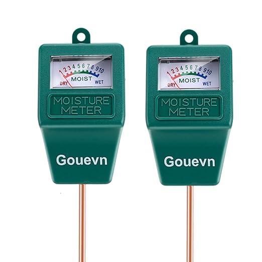 Gouevn 2pack Soil Moisture Meter, Hygrometer Soil Plant