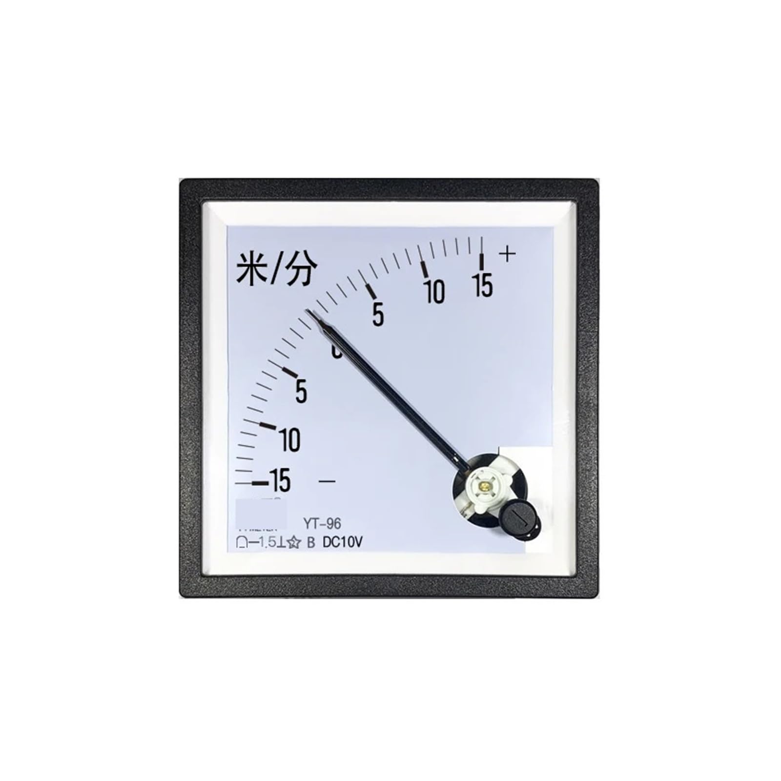 NURII Cp96 10v Positive and Negative Tachometer, 1500 RPM/min, Bidirectional 1000 Meter Meter ±200m/min Sq96dh96(-1000M to 1000M 10V)