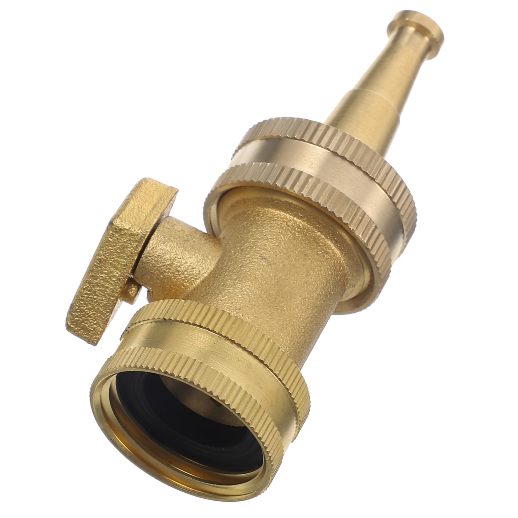 Abaodam 2 Ensembles buse en laiton buse de tuyau d'arrosage pulvérisateur jet de jardin pour machines agricoles soupape de tuyau vanne d'irrigation valve de d'arrosage Doré