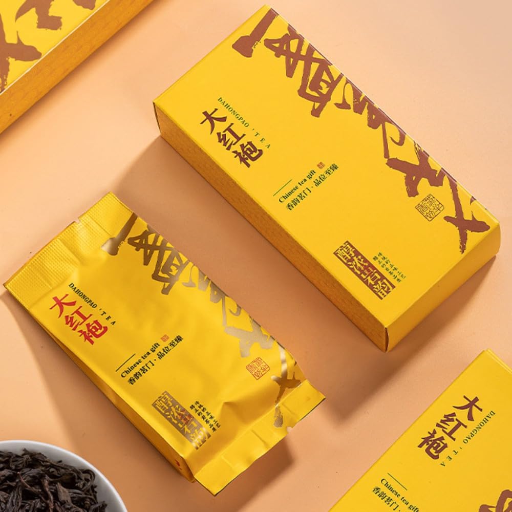 Herbata Premium Dahongpao - Herbata Oolong W Big Red Robe - Prezent Na Chińską Herbatę - Indywidualnie Pakowane Torebki Na Herbatę