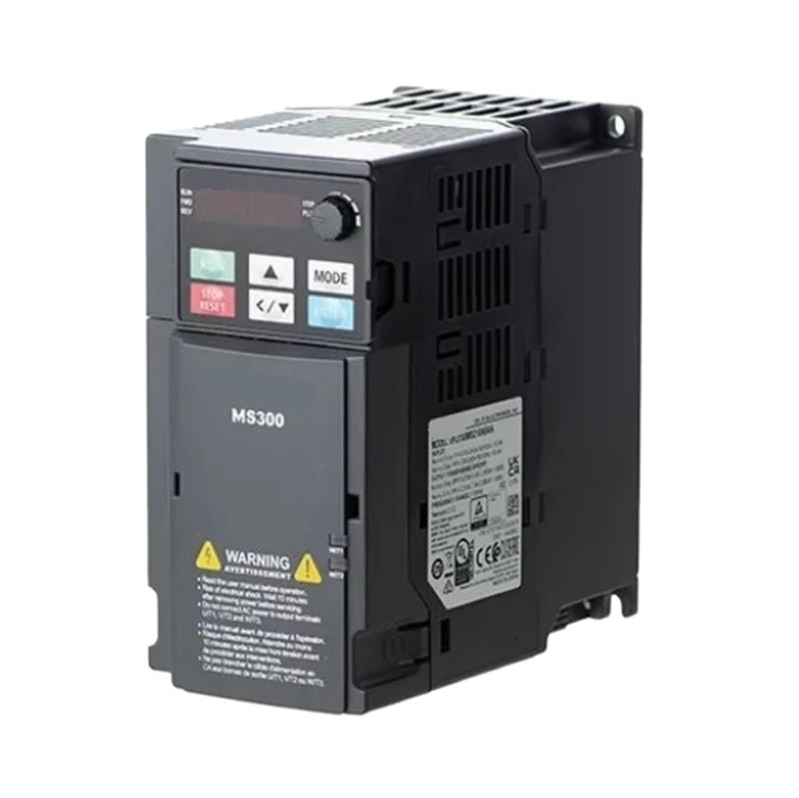 Onduleur VFD7A5MS21ANSAA 1P230V robuste avec freinage dynamique pour armoire électrique IP20