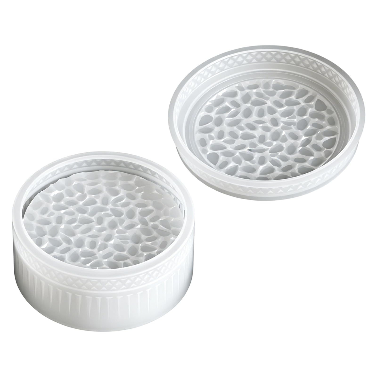 PANGBOER Multi Layer Resin Jar Mold Temperature Resistance for Epoxy Craftings Holiday Decoration Elastomer Cast for Waxlights