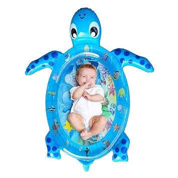 Sea Turtle Toddler Inflatable Ice Water Patted Mat Baby Tummy Playmat Pad | Multi Color