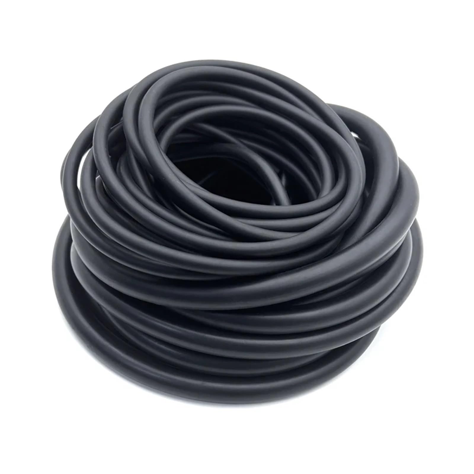 Fuel Line Hose， Fuel Hose FKM Fluororubber Oil Tube 1M High Temp Resistant Black Multiple Sizes(1M-OD 8XID 5MM)