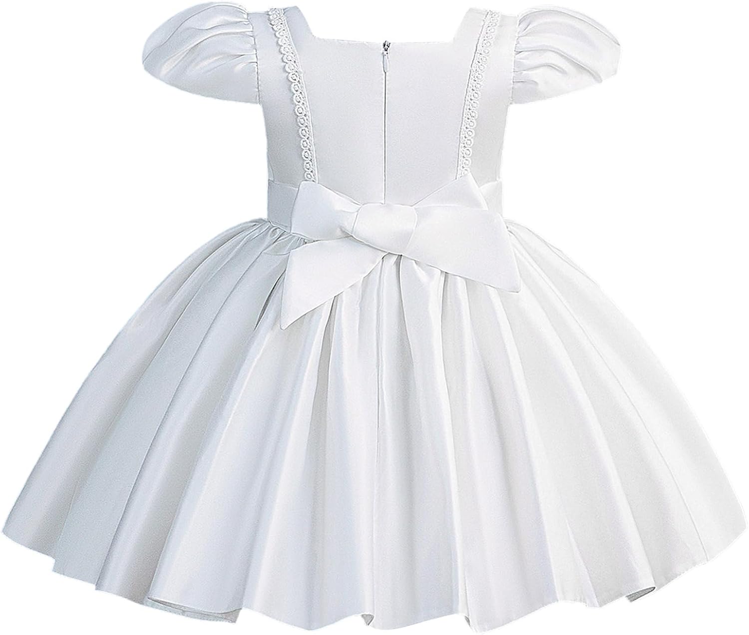 Baby Girl Lace Embroidered Tutu Wedding Baptism Dress