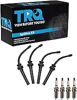 Vista 33 de Kit de Bujías de Iridium TRQ 5 Piezas Bujías de Iridium Compatibles con Chevrolet Aveo 2004-2008 2007-2008 Aveo5