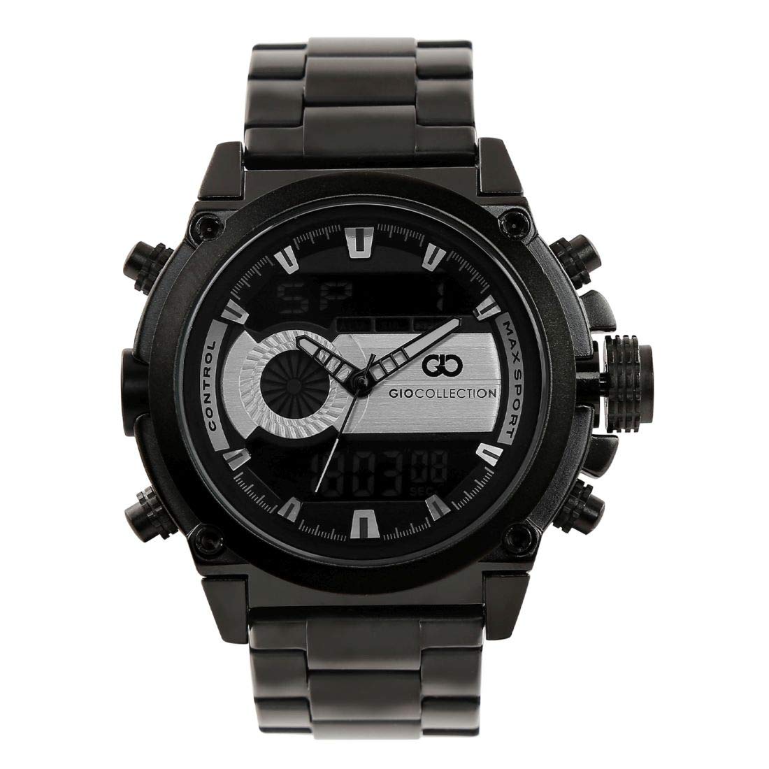 Gio Collection Analog-Digital Black Dial Mens Watch (B081ZXMRR2) Amazon Price History, Amazon Price Tracker